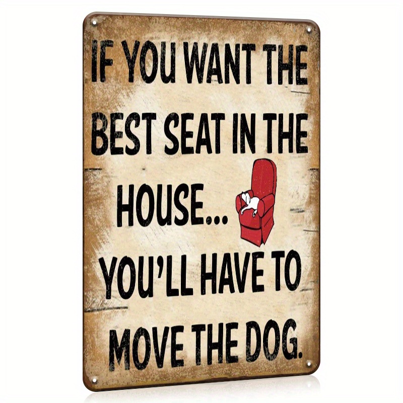 If you want the best seat 2025 in the house move the dog