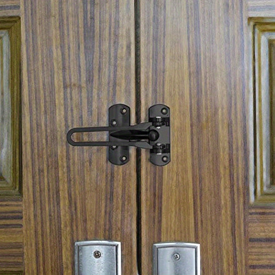 1pc ホームセキュリティドアロック、家庭用ドア用スイングバードアガード、ホテルドアラッチ、厚みのある固体亜鉛合金強化ロック