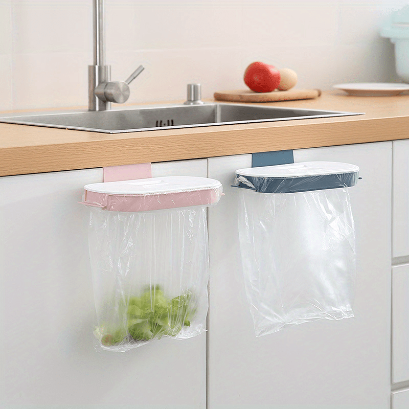 Sacs poubelles boîte de rangement salle de bains cuisine mural Transparent  acrylique sac poubelle boîtes de rangement