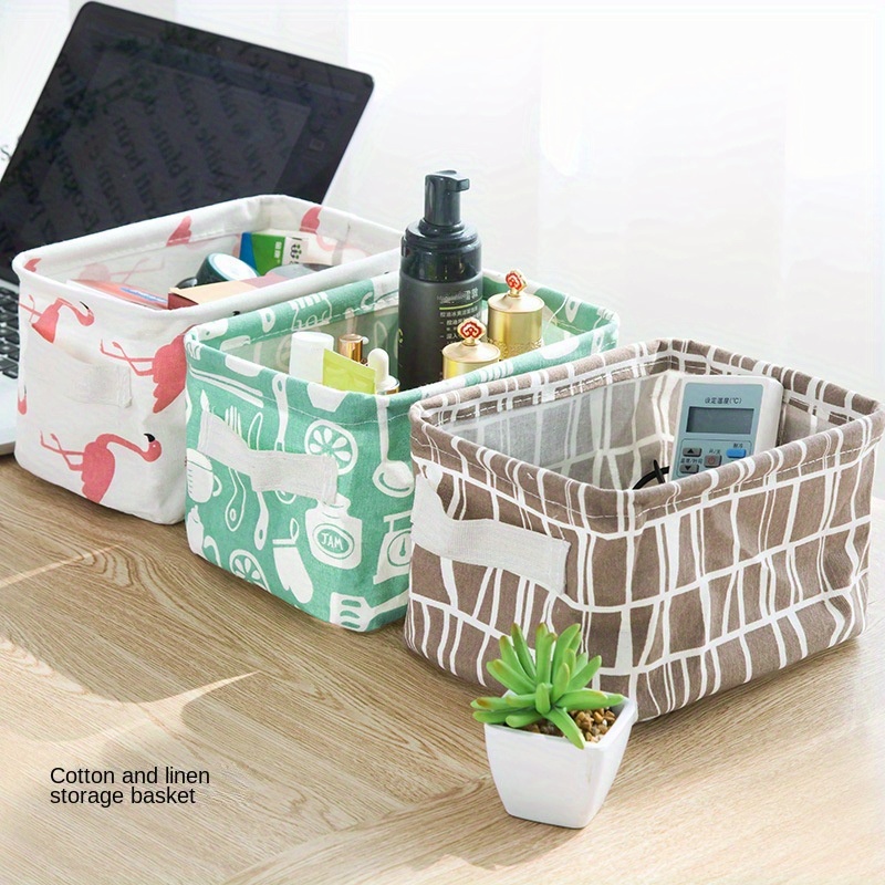 Eco-Friendly Decorative Plastic Open Home Storage Bins Organizer