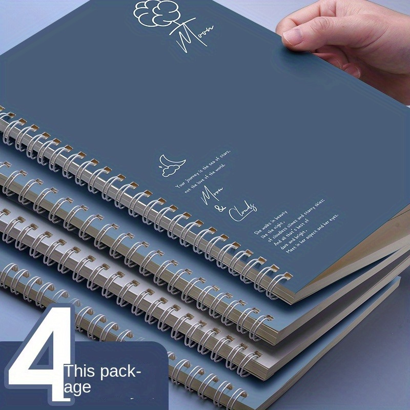 Coil Notebook Thickened A5 Side Flip Spiral Notebook - Temu