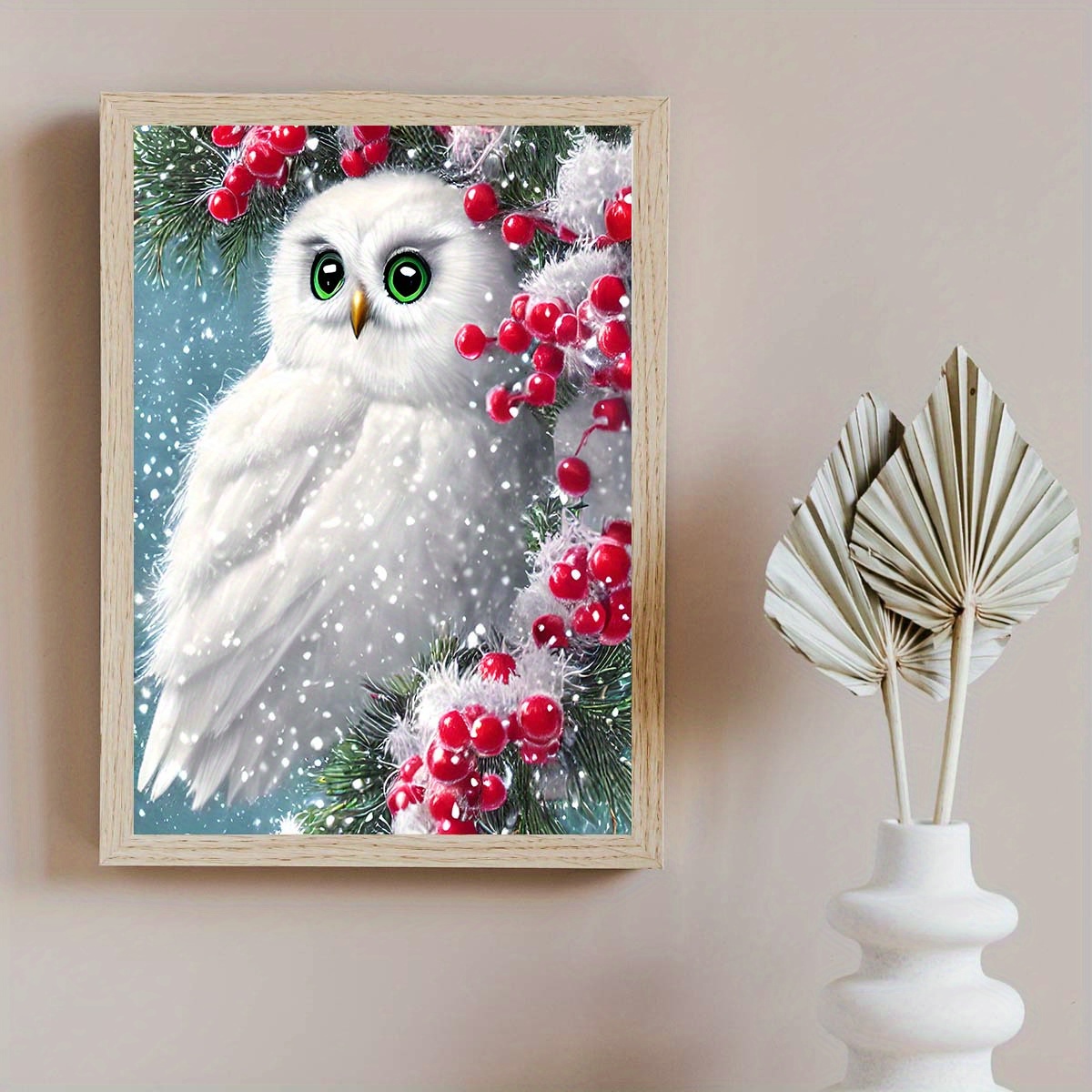 5d Diamond Painting Kits For Adults Diy Owl On The Tree - Temu