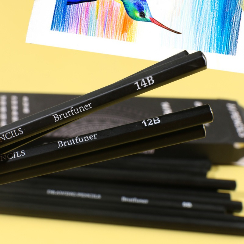 Sketch Pencil Set 4h 14b Student Sketch Drawing Art Painting - Temu