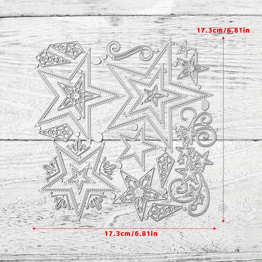 Merry Christmas Series Clear Stamps Die Sets Card Making - Temu