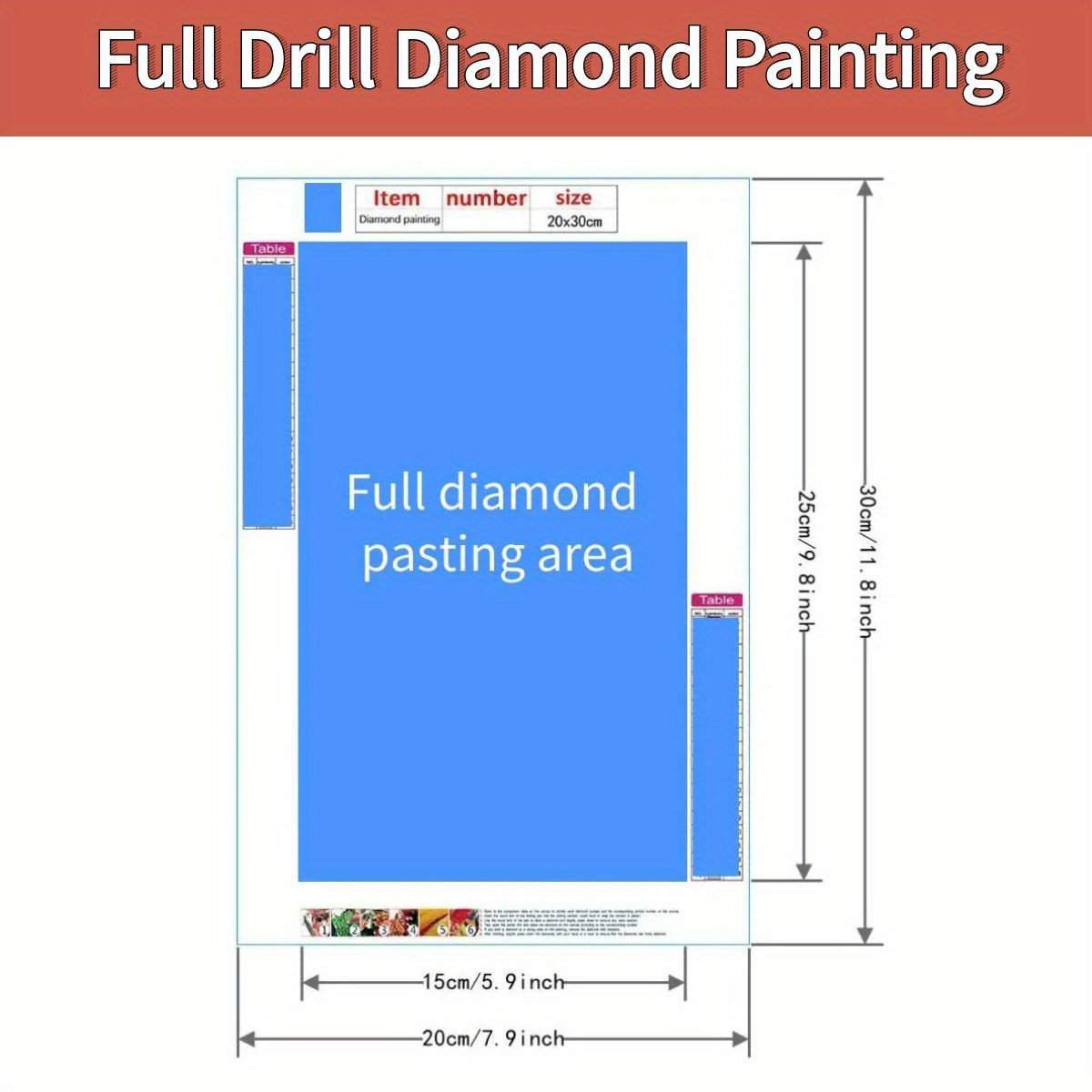 1pc Christmas Gingerbread House Diamond Painting Kits For Adults, Suger  House Full Round 5D DIY Diamond Painting For Home Wall Decor Gifts,  20x30cm/7.