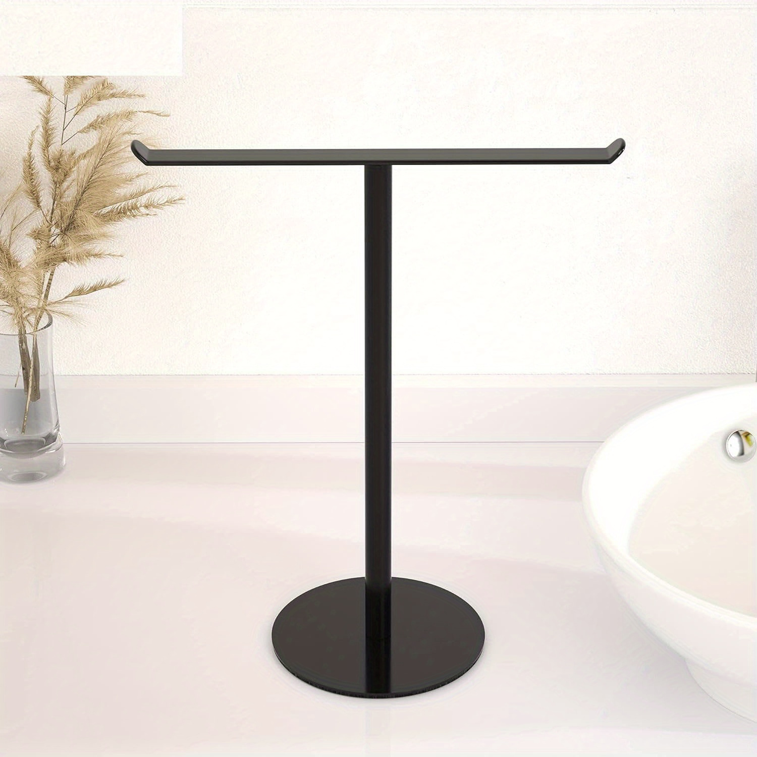 Bath Hand Towel Holder Standing Stainless Steel T shaped - Temu