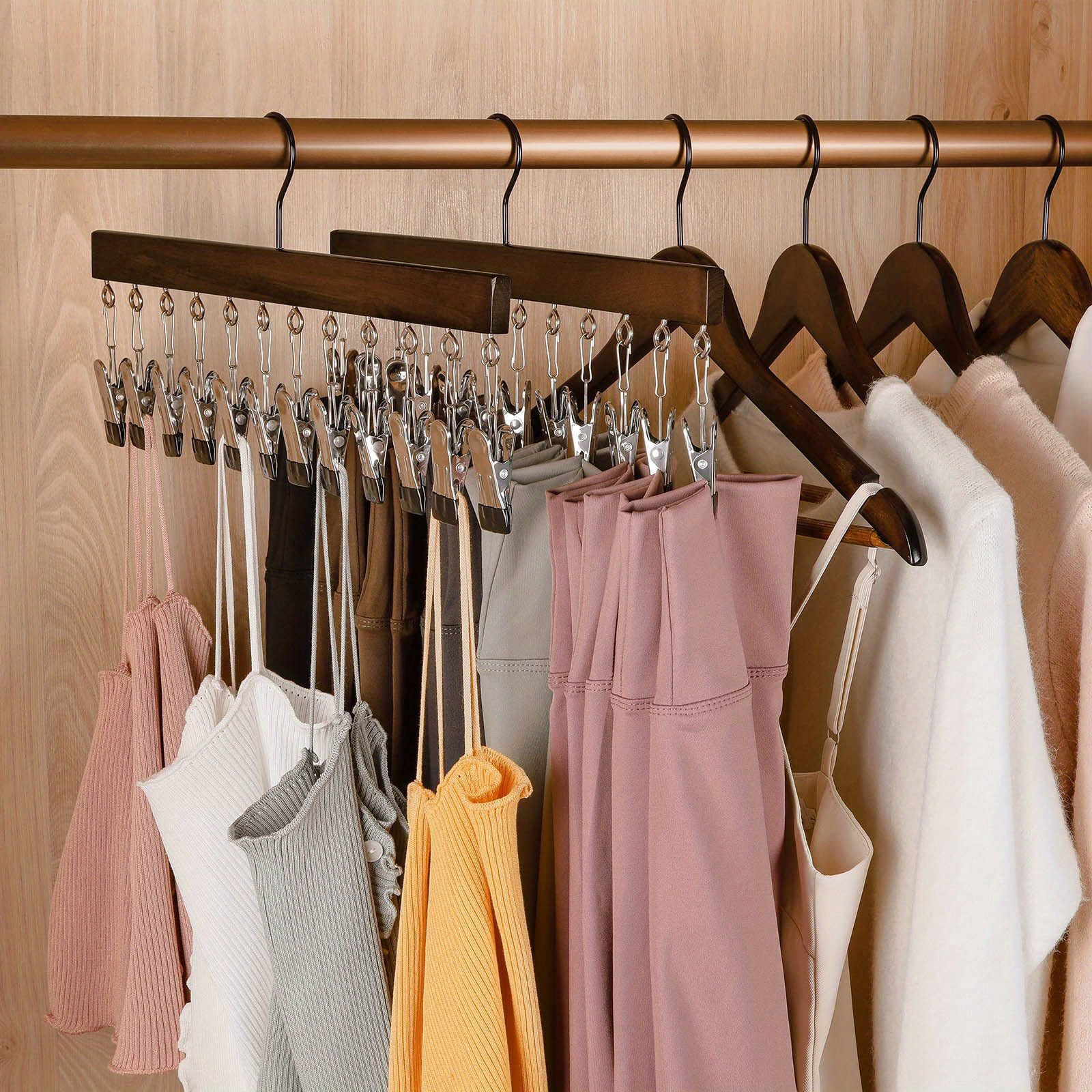 Wooden Dress Clothes Short Hanger