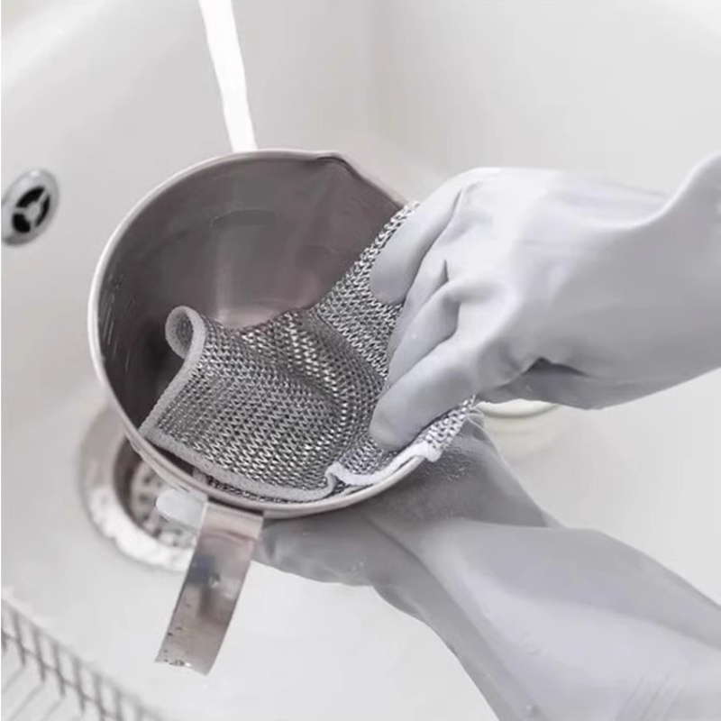 Steel Wire Dishwashing Cloth Multipurpose Wire Dishwashing - Temu