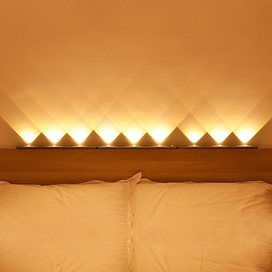  RXWLKJ 30 luces LED para debajo del gabinete, luz nocturna de  cocina recargable por USB, iluminación de armario de mostrador, luz  inalámbrica activada por movimiento para armarios, despensa (luz cálida,  paquete