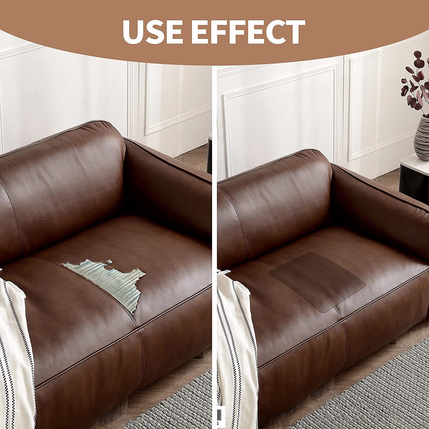 Self-Adhesive Leather Refinisher Cuttable Sofa Repair