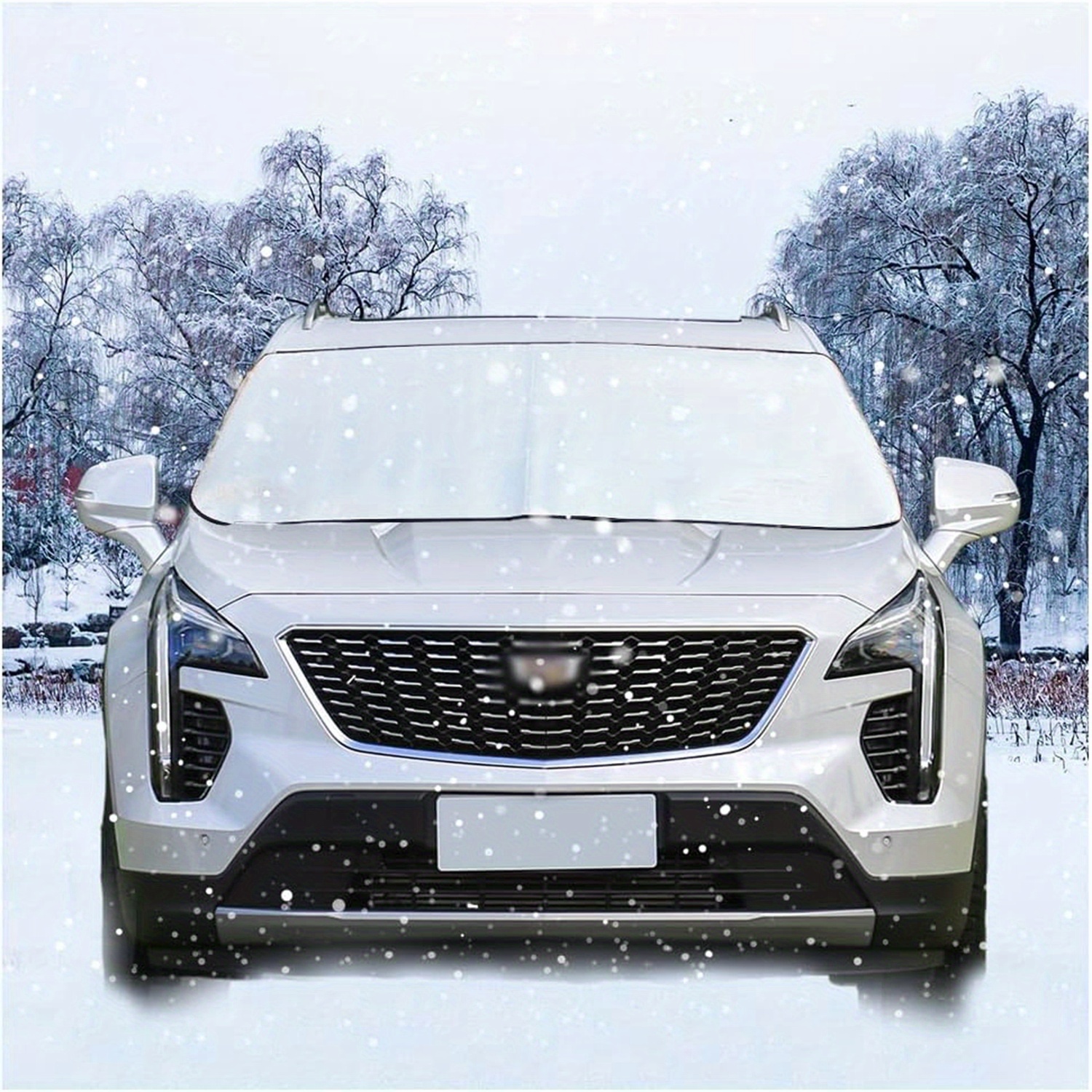 Windshield Cover For Ice And Snow, Foldable Car Exterior Accessories For  Sun Heat Protection/Wind And Snow, Suitable For Cars, Compact SUVs