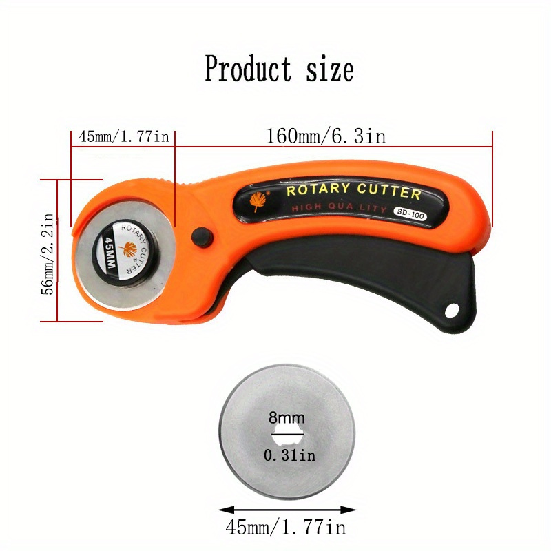 Fiskars Rotary Cutter w/ Wave Blade & 45mm Rotary Wave Blade