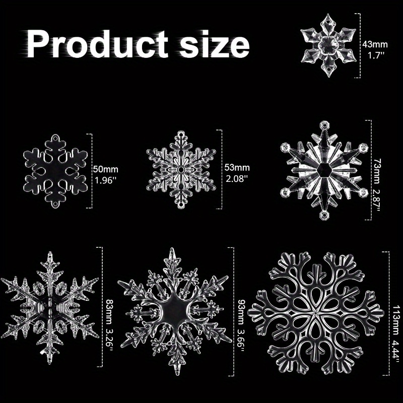 Christmas Snowflake Patch Pendant Decoration Material Felt - Temu