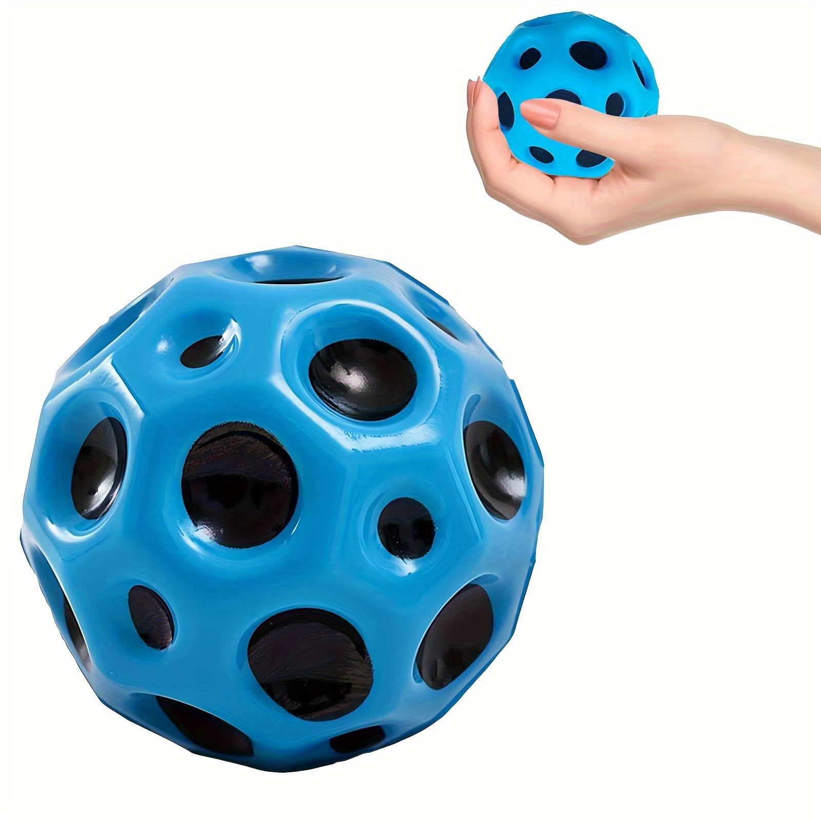 Bola Espacial de rebote extremadamente alto para Niños, juguetes