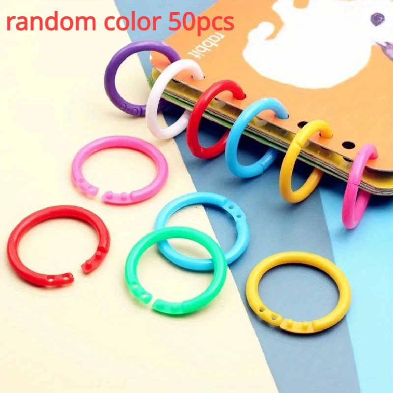 1.2 Inch Binder Rings (30 PCS), Nickel Plated Steel Book Rings, Loose Leaf  Binder Rings, Key Rings, Metal Rings For Index Cards