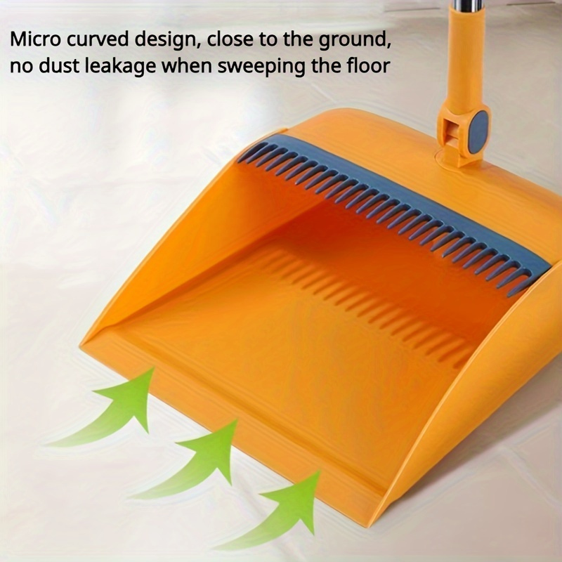 The Clean Store Plastic Lobby Broom Upright Dustpan with Broom in the  Dustpans department at