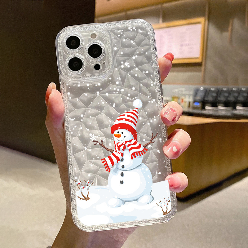 

Christmas Graphic Pattern Silicon Phone Case For Iphone 15, 14, 13, 12, 11 Pro Max, Xs Max, X, Xr, 8, 7, 6, 6s Mini, Plus, Gift For Birthday, Girlfriend, Boyfriend, Friend Or Yourself