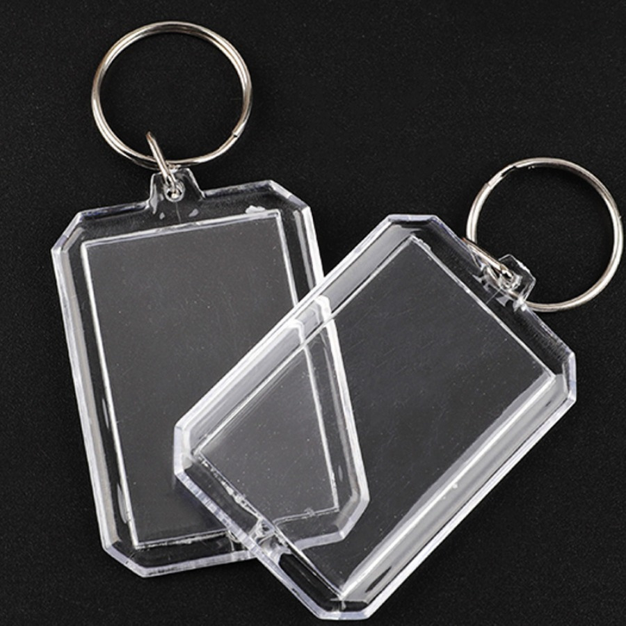 Acrylic Blank Keychains Shynek 200 Pcs Clear Keychain Blanks for