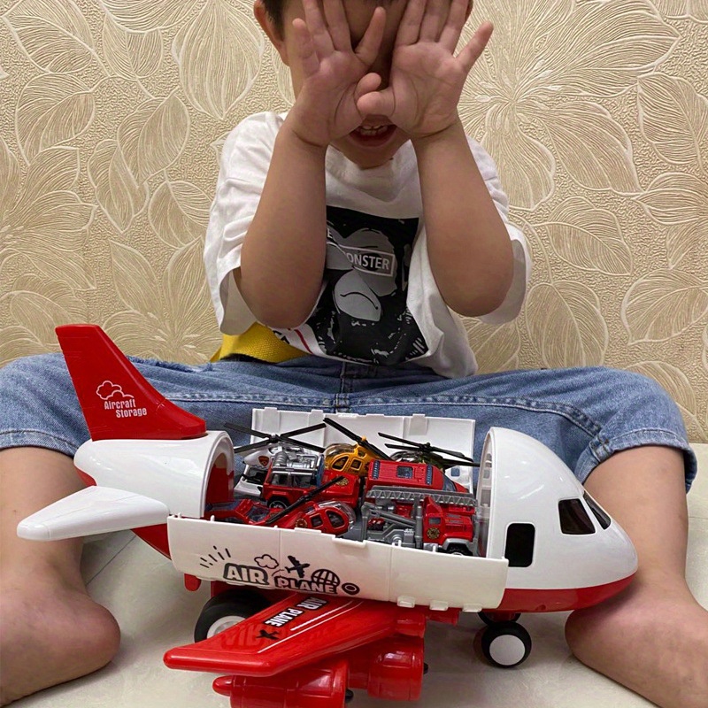 Toy Airplane For Kids Bump And Go Action Toddler Toy - Temu