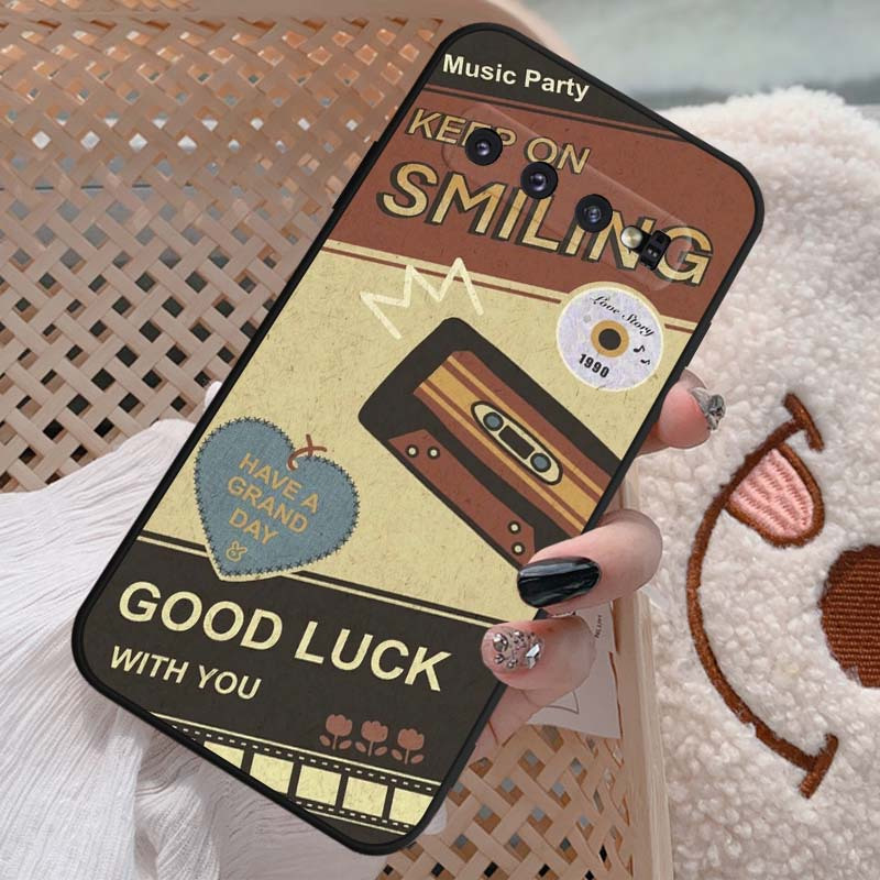 Letters Graphic Soft Protective Phone Case Samsung Galaxy Temu New