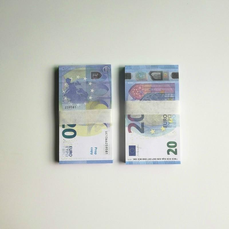 Motion Props Money Euro Copy 10 20 50 100 Party Fake Money Notes Faux Billet  Euro Play Collection Gifts Party Supplies From Pengxiaoju11, $10.1