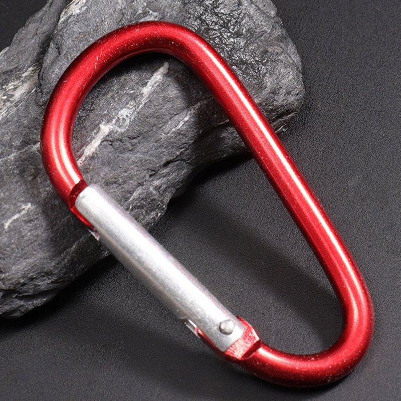 1pc Fashion Carabiner Keychain Alloy Key Chain Clip Buckle Perfect For Camping  Hiking And Travel, High-quality & Affordable