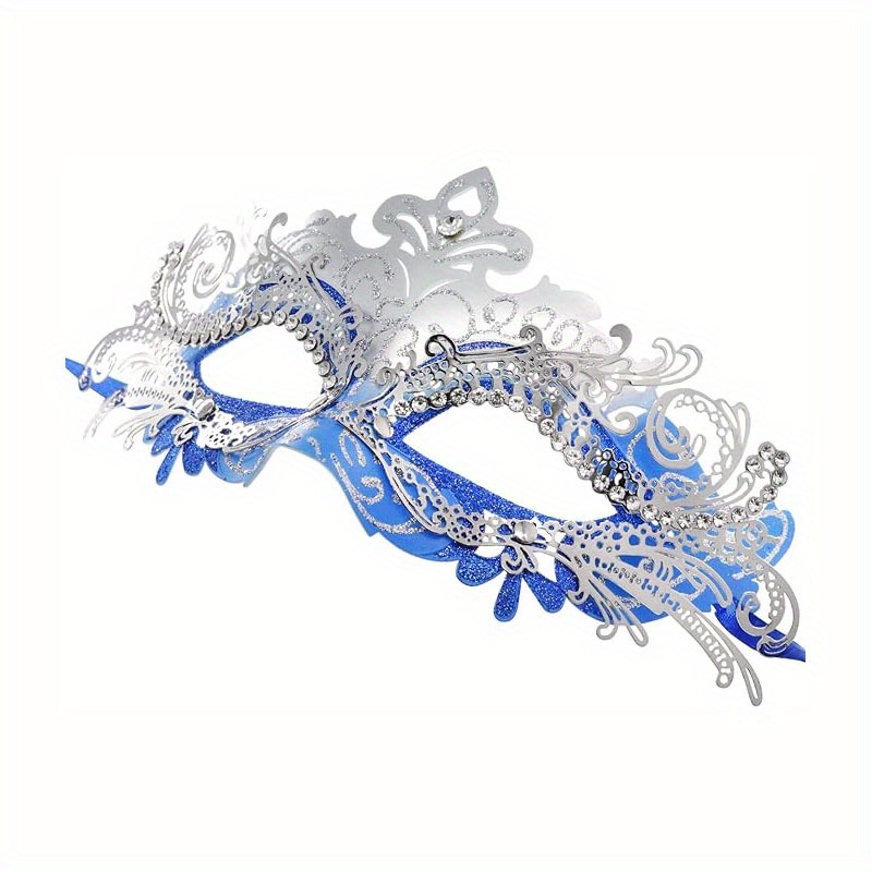 Metal Inlaid Diamond Phoenix Tail Mask Costume Rhinestone - Temu