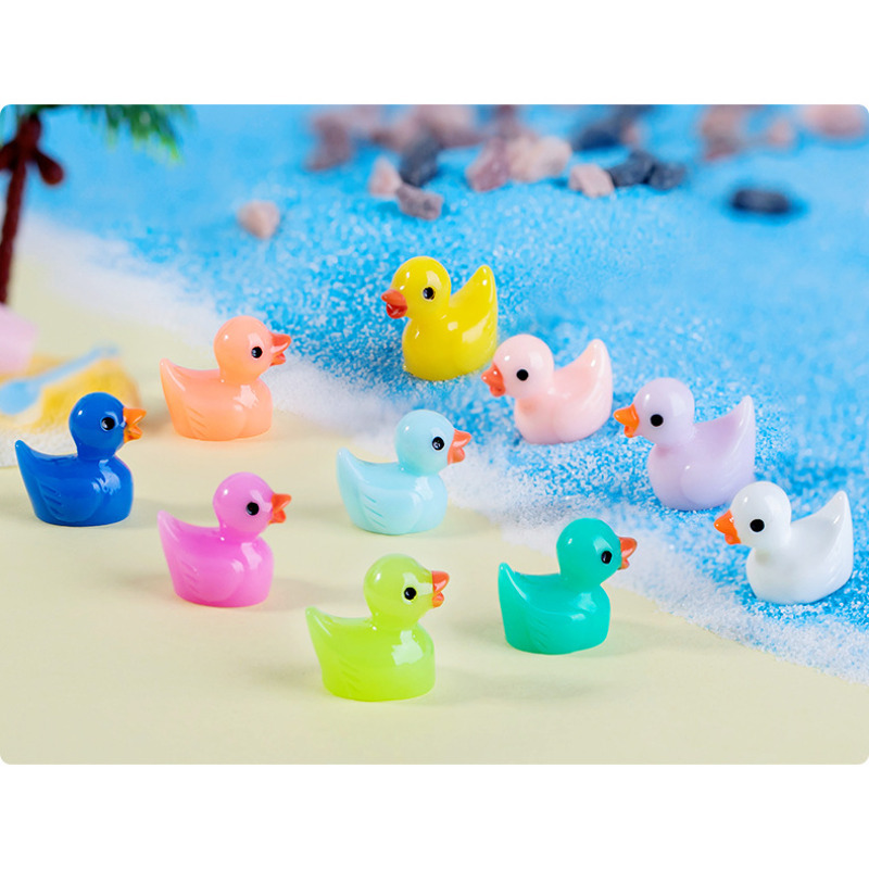 Tiny Ducks Little Duck Figures Mini Resin Ducks Plastic - Temu