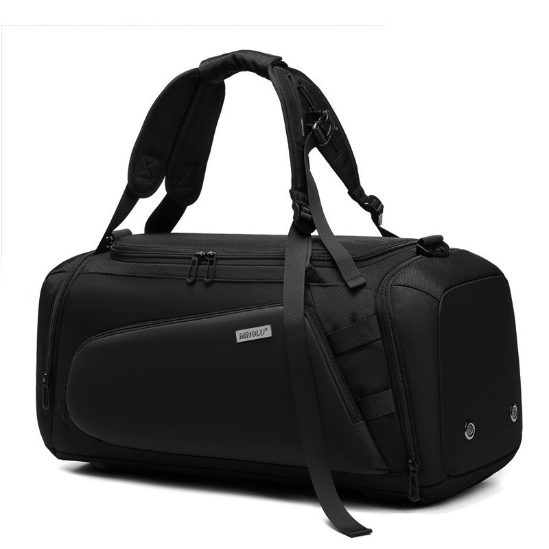Jaop Long Travel Duffle Bag Foldable Extra Large Black