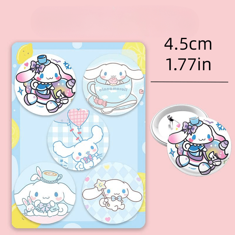 Anime Sanrio Hello Kitty Kuromi Enamel Pins Badge Backpacks Lapel Pin Jeans  Clothes Accessories Cartoon Jewelry Gift for Friend - AliExpress