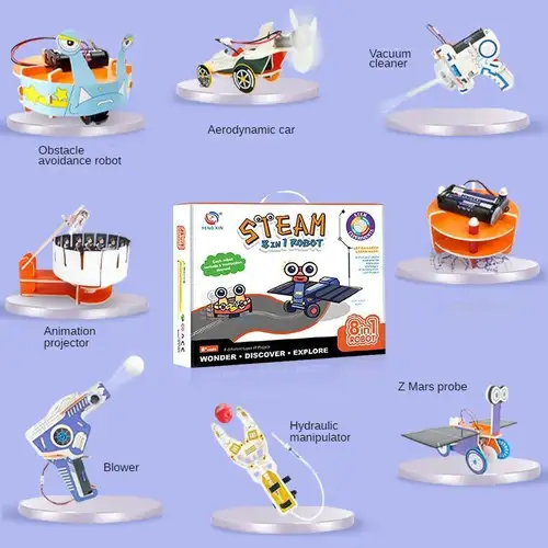 Découverte de la science - Fusée spatiale - Kit de fabrication - Jeux  Expériences scientifiques - Jeux scientifiques - STEM - Jeux éducatifs