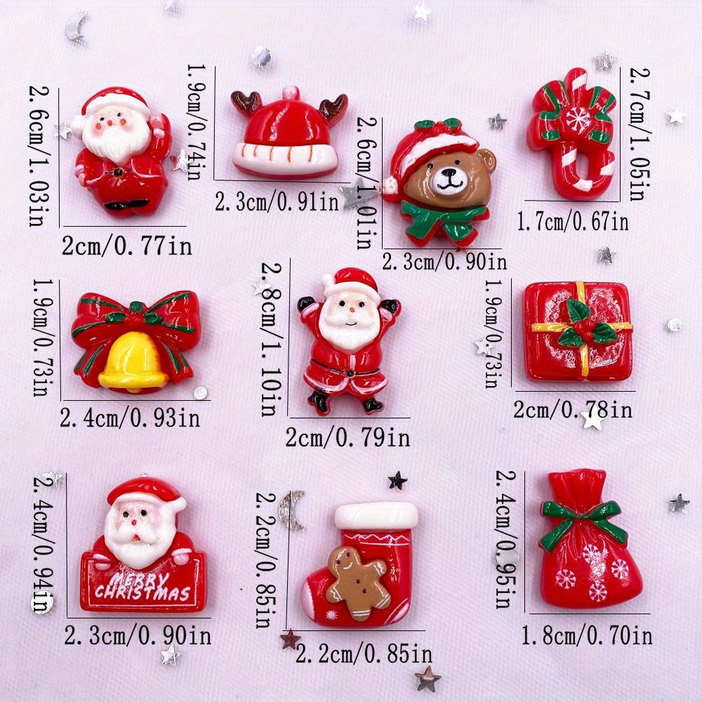 Diy Bow Decor Accessories Crafts resin Colorful Mini Cartoon - Temu