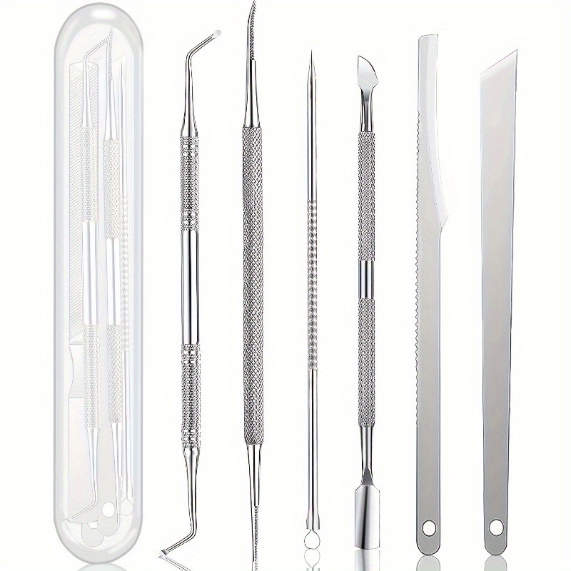 

Ingrown Toenail Pedicure Tool Kit, Nail Manicure Kit For Dead Skin And Calluses, Stainless Steel Nail Care