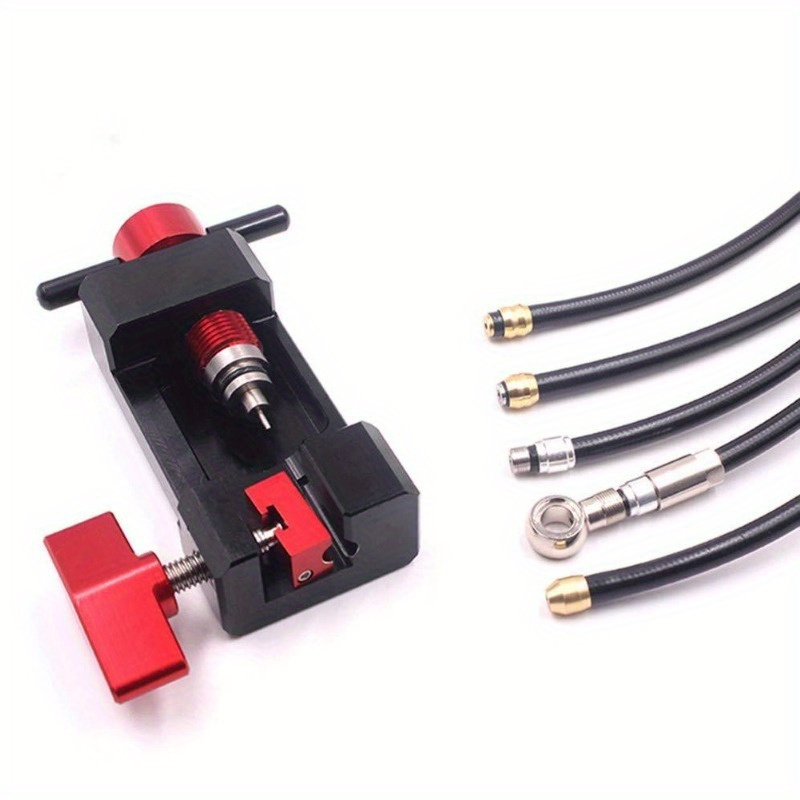 Bicycle Hydraulic Hose Fitting Insertion Tool with Cutter