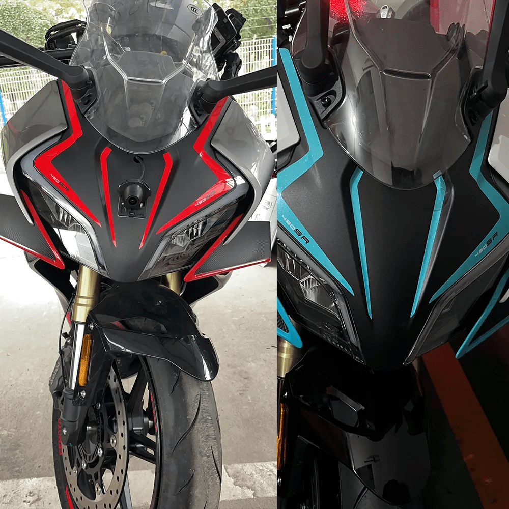 For CFMOTO * 450 SR Motorcycle Reflective Front Fairing Side Stickers  Decals Stripe Decal Accessories