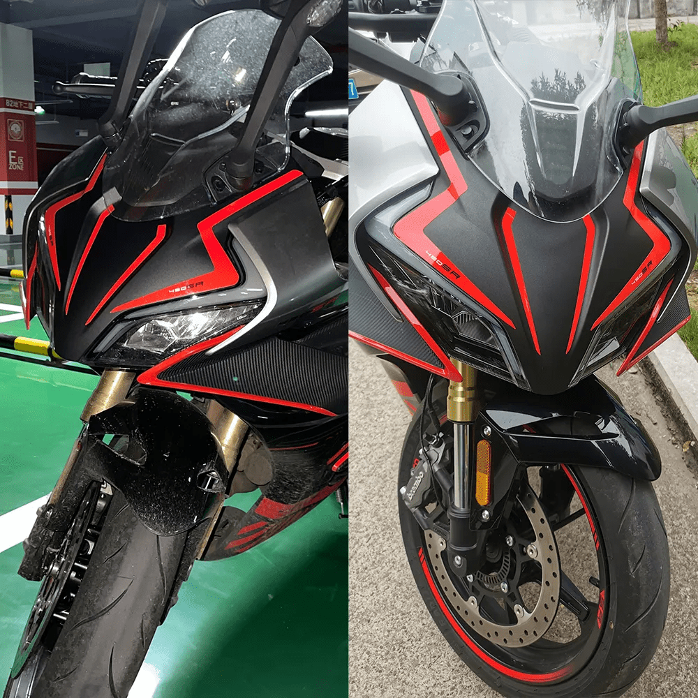 For Cfmoto 450 Sr Motorcycle Reflective Front Fairing - Temu