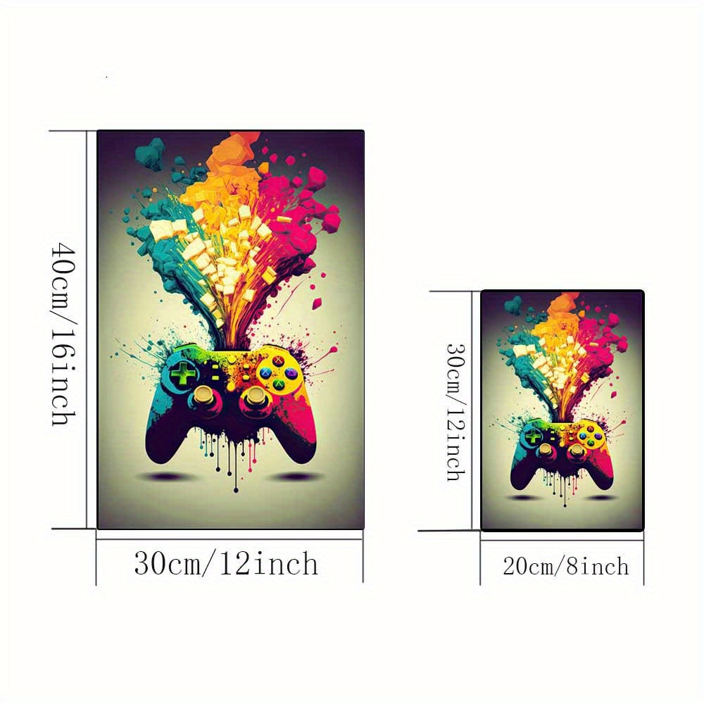 3 Piezas Pinturas Arte Pared Videojuegos, Gamepad Street Graffiti Painting,  Gamer Wall Decor Picture, Gaming Poster, Canvas Prints Decoración Sala ,  Hogar Oficina, Sin Marco - Hogar Cocina - Temu