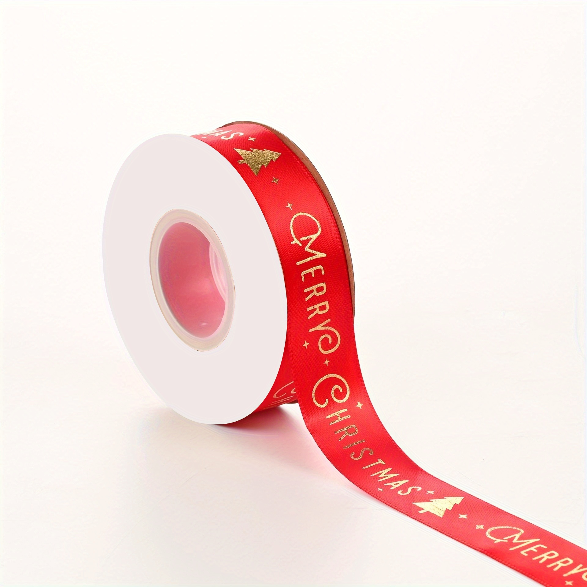 1inch x 100yards Waterproof Ribbon,Red Curling Ribbon for Gifts Package  Wrapping,Bows, Crafting, Wedding.