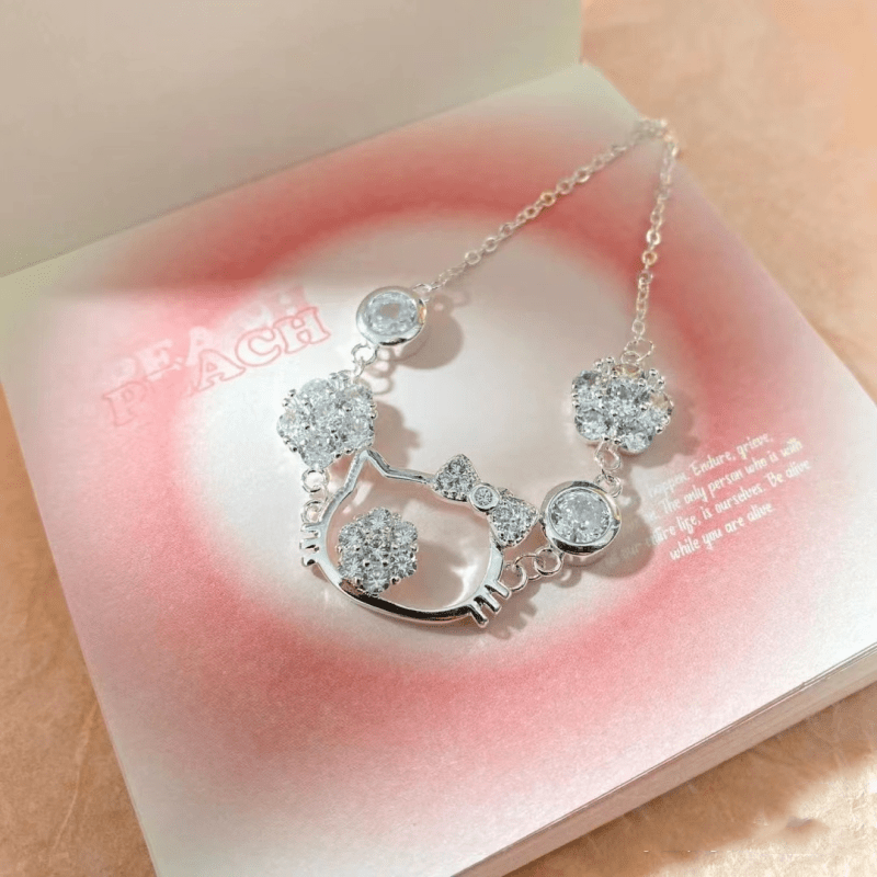 Sanrio Hello Kitty New Bracelets Cartoon KT Bangles Women Accessories  Luxury Chains Y2k Girls Fashion Bracelets Girlfriend Gift