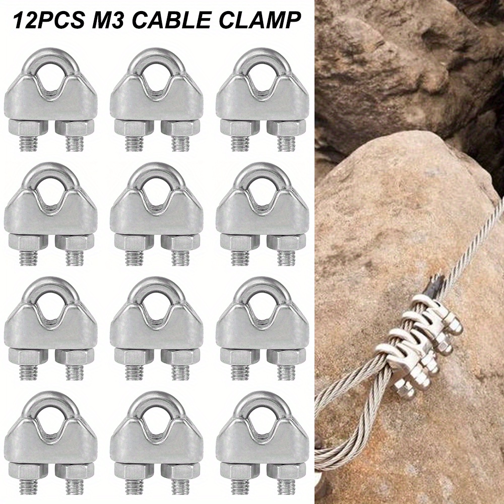 Thimble Thimbles Wire Rope Stainless Steel Cable Loop Clips Clamps 1.5mm -  16mm