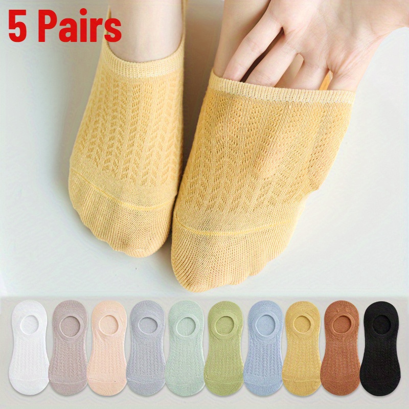 Ultra thin Solid Ankle Socks Breathable Lightweight Non slip - Temu