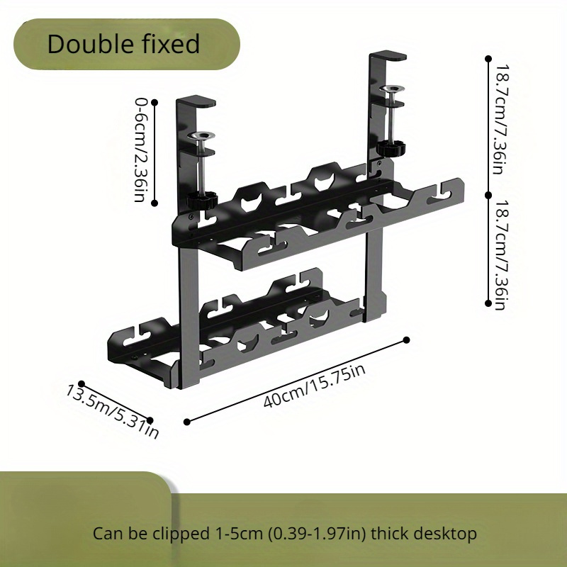 Desk Cable Rack Wire Cable Management Device Metal Punch - Temu