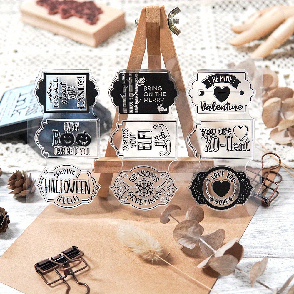 Various Exquisite Small Clear Stamps For Card Making Diy Art - Temu