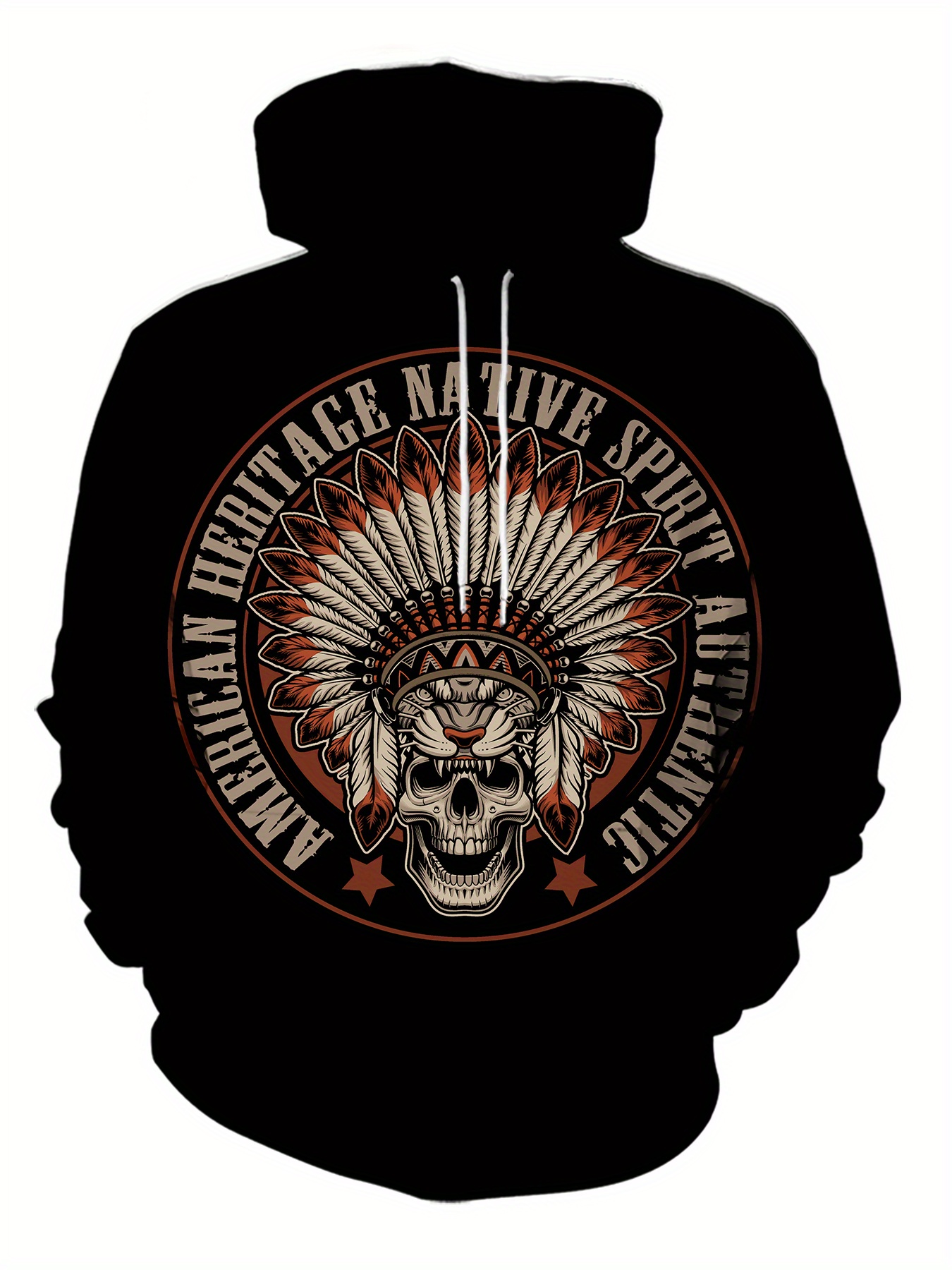 Indian on sale skull hoodie