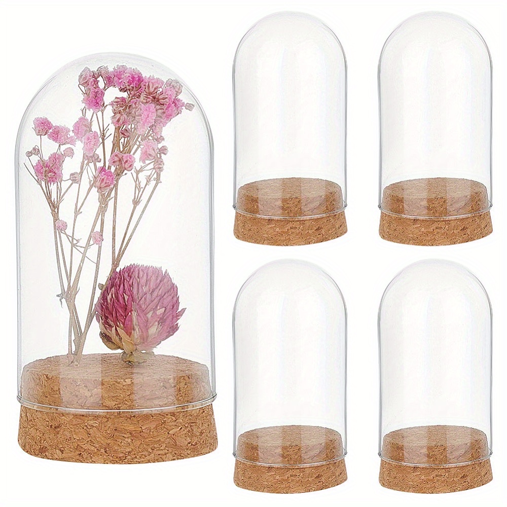 Frascos de vidrio transparente 10 unids/0.3 fl oz, frascos de muestra  vacíos con tapones de corcho para mensaje, boda, deseo, joyería, regalos de