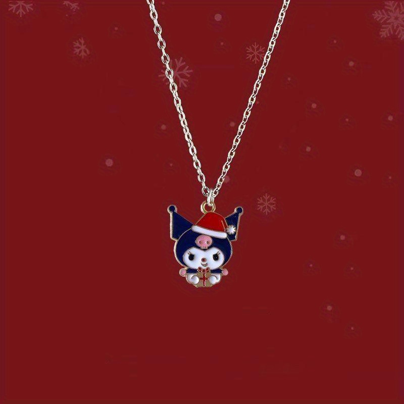 Kawaii Sanrio Hello Kitty Kuromi Melody Necklace Sweet Clavicle Chain Y2K Fashion Adjustable Pendant