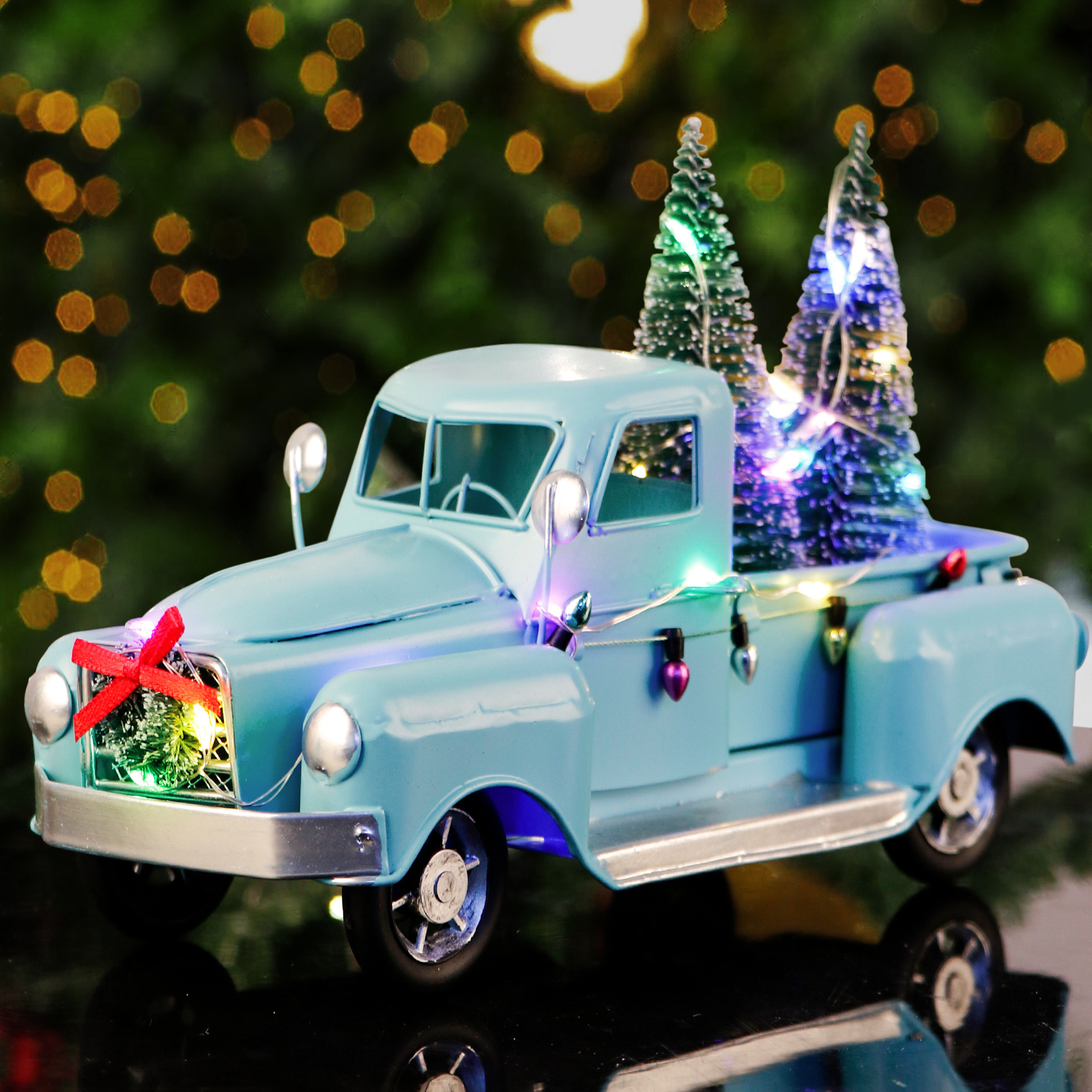 Impress Life Christmas Tree Farmhouse Truck String Lights Decoration, —  CHIMIYA