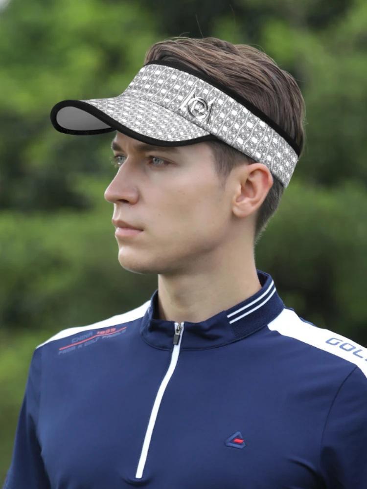 Pgm Men's Golf Visor Hats Breathable Casual - Temu