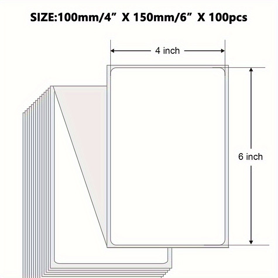 Shipping Label Sticker Paper for Printer A4 Size 10 sheets