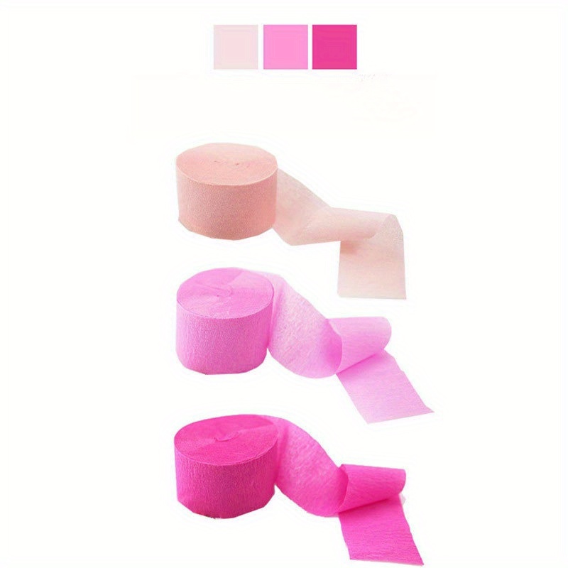 Party Art Paper Crepe Paper Roll Party Background Decoration - Temu